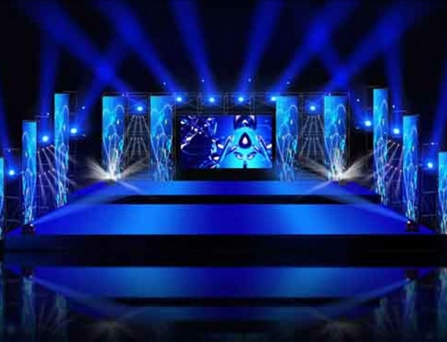LED Strips Centre Stage Floor and Lighting